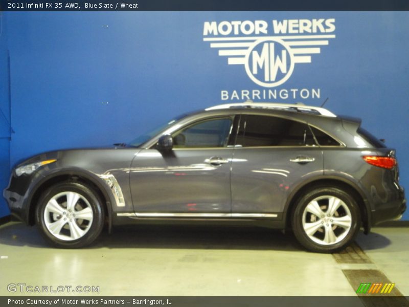 Blue Slate / Wheat 2011 Infiniti FX 35 AWD