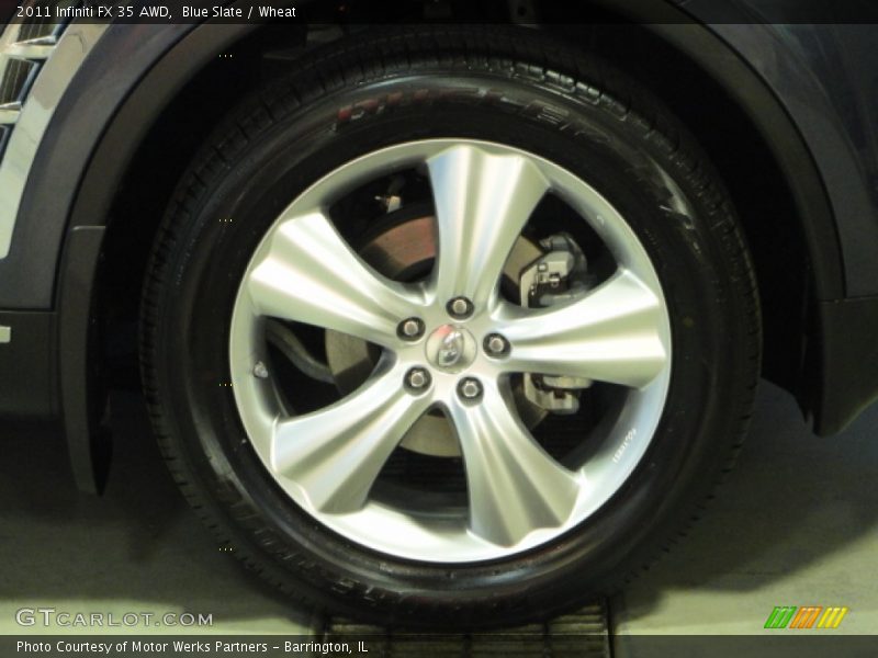 Blue Slate / Wheat 2011 Infiniti FX 35 AWD