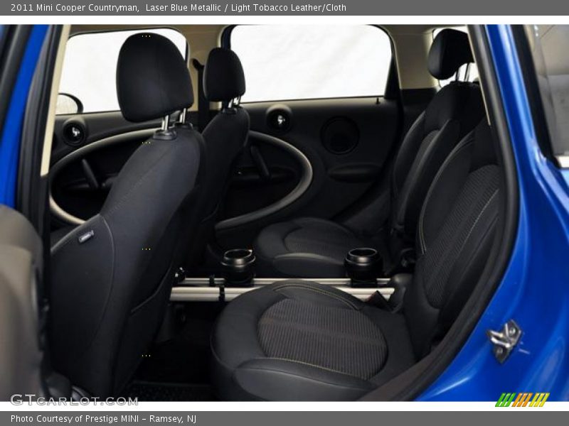 Laser Blue Metallic / Light Tobacco Leather/Cloth 2011 Mini Cooper Countryman