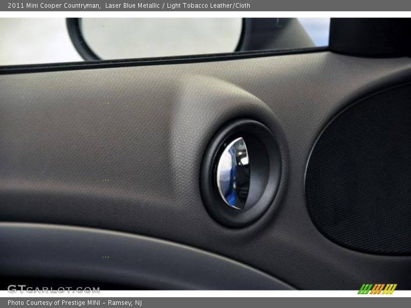 Laser Blue Metallic / Light Tobacco Leather/Cloth 2011 Mini Cooper Countryman