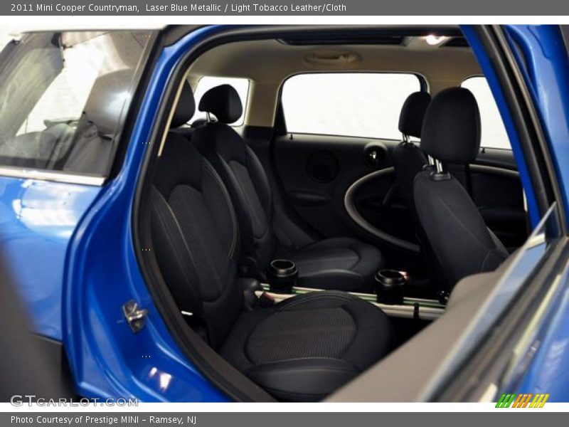 Laser Blue Metallic / Light Tobacco Leather/Cloth 2011 Mini Cooper Countryman