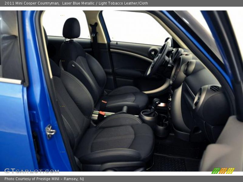 Laser Blue Metallic / Light Tobacco Leather/Cloth 2011 Mini Cooper Countryman