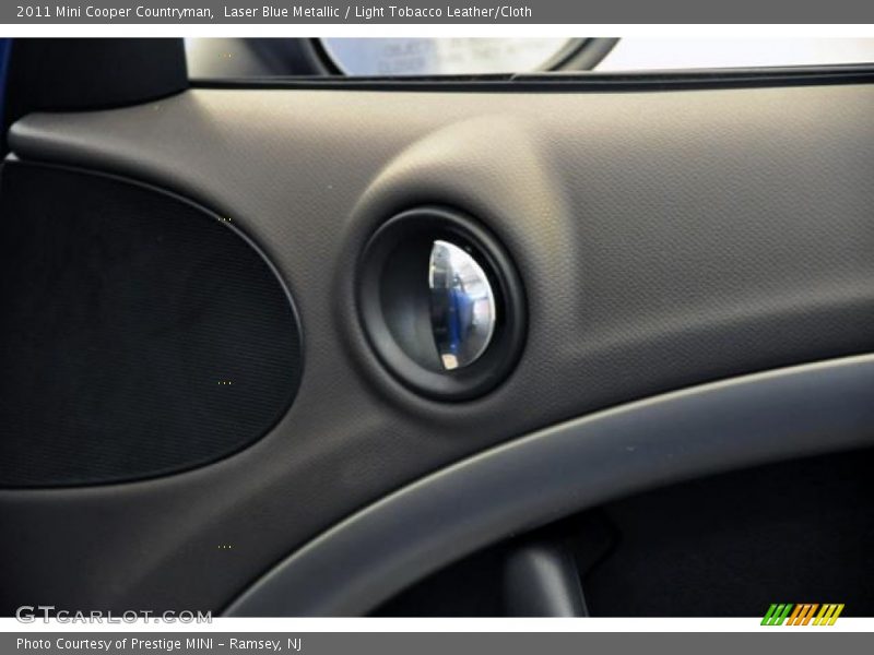 Laser Blue Metallic / Light Tobacco Leather/Cloth 2011 Mini Cooper Countryman