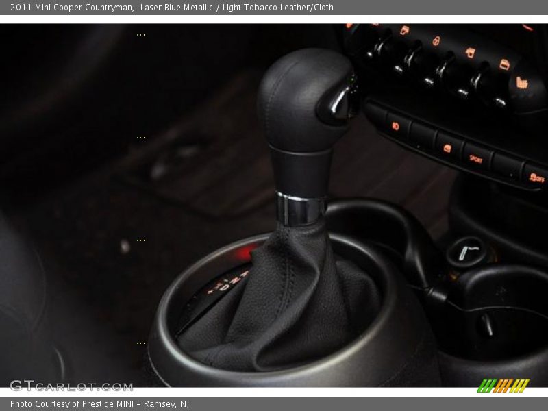 Laser Blue Metallic / Light Tobacco Leather/Cloth 2011 Mini Cooper Countryman