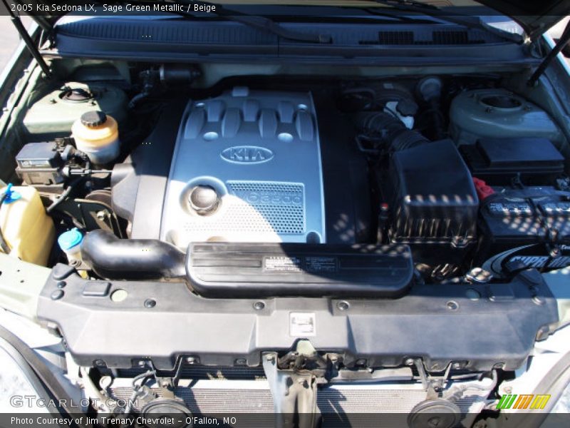 Sage Green Metallic / Beige 2005 Kia Sedona LX