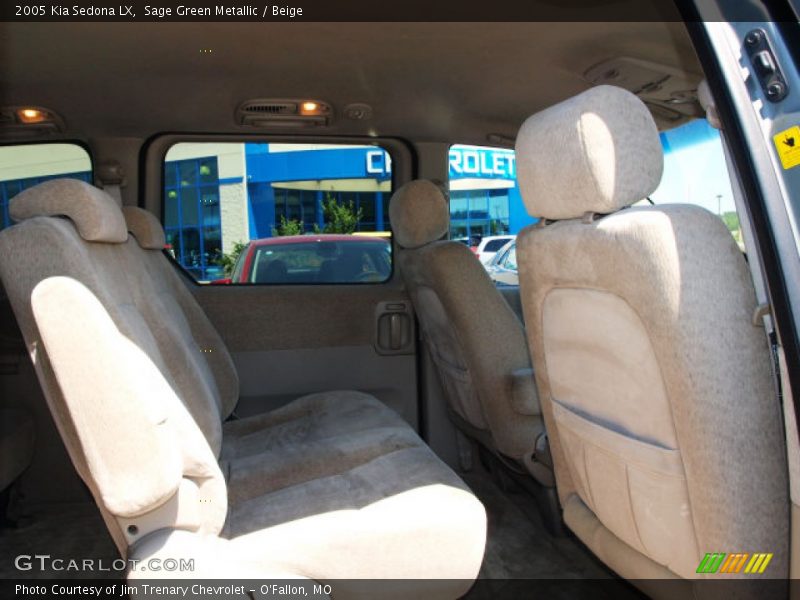 Sage Green Metallic / Beige 2005 Kia Sedona LX