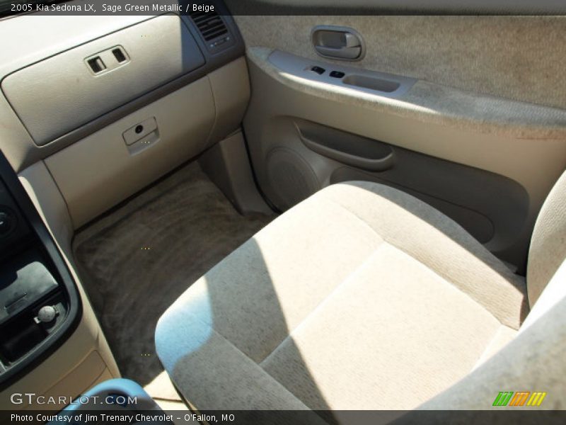 Sage Green Metallic / Beige 2005 Kia Sedona LX