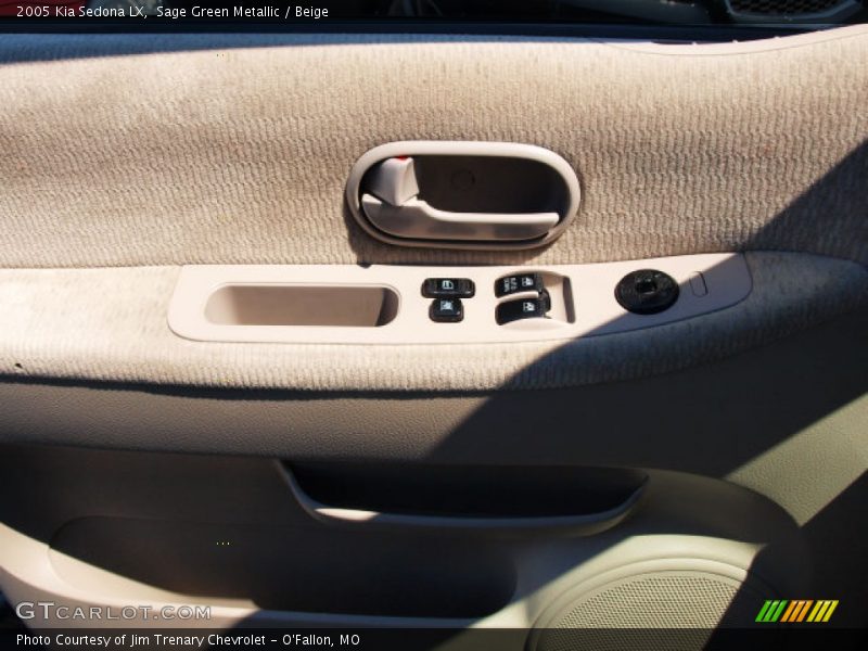 Sage Green Metallic / Beige 2005 Kia Sedona LX