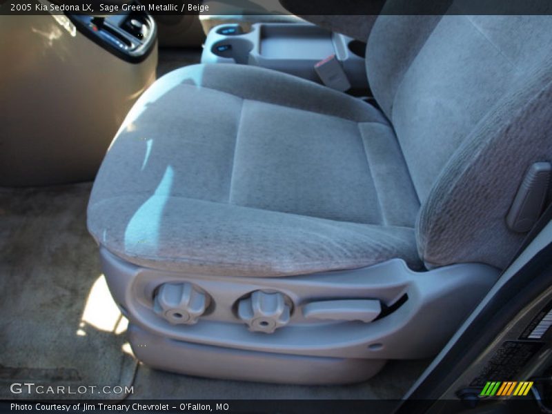 Sage Green Metallic / Beige 2005 Kia Sedona LX