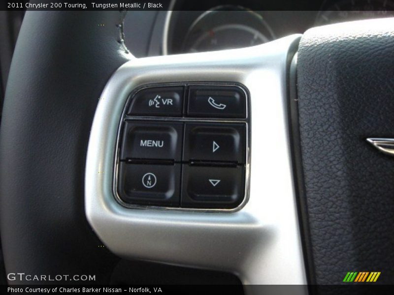Tungsten Metallic / Black 2011 Chrysler 200 Touring