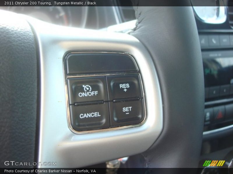 Tungsten Metallic / Black 2011 Chrysler 200 Touring