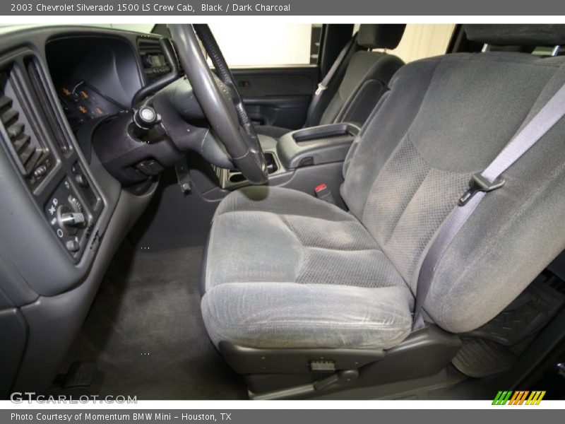Black / Dark Charcoal 2003 Chevrolet Silverado 1500 LS Crew Cab