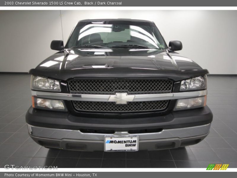 Black / Dark Charcoal 2003 Chevrolet Silverado 1500 LS Crew Cab