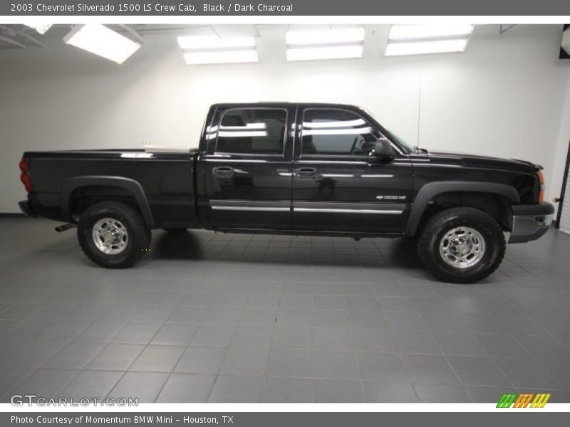 Black / Dark Charcoal 2003 Chevrolet Silverado 1500 LS Crew Cab