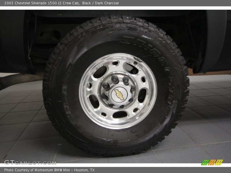 Black / Dark Charcoal 2003 Chevrolet Silverado 1500 LS Crew Cab