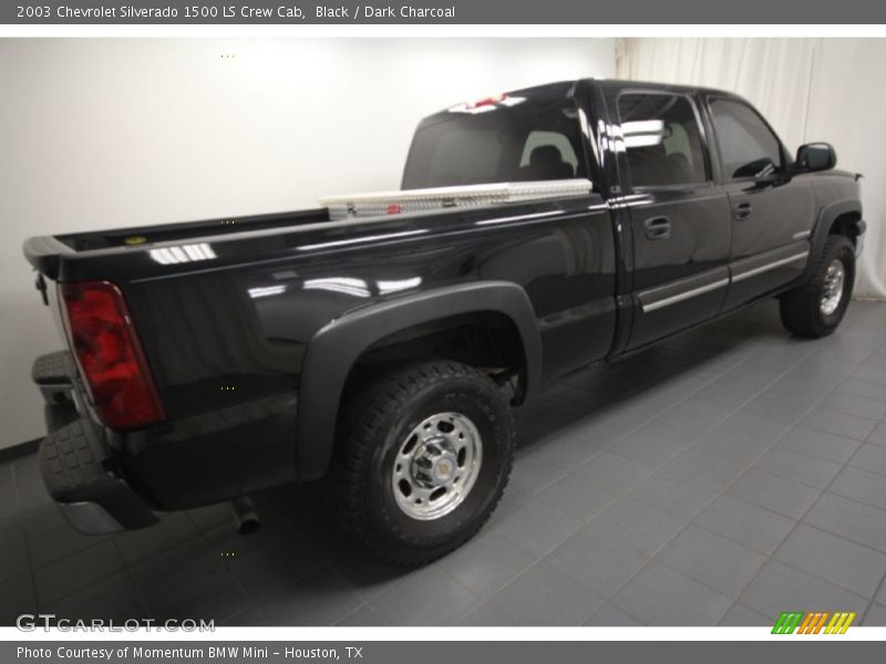 Black / Dark Charcoal 2003 Chevrolet Silverado 1500 LS Crew Cab