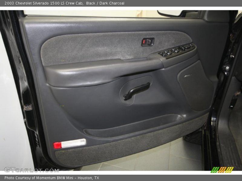 Black / Dark Charcoal 2003 Chevrolet Silverado 1500 LS Crew Cab