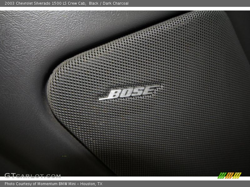 Black / Dark Charcoal 2003 Chevrolet Silverado 1500 LS Crew Cab