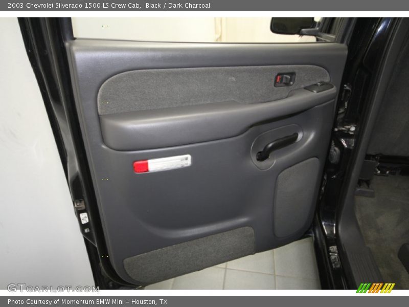 Black / Dark Charcoal 2003 Chevrolet Silverado 1500 LS Crew Cab