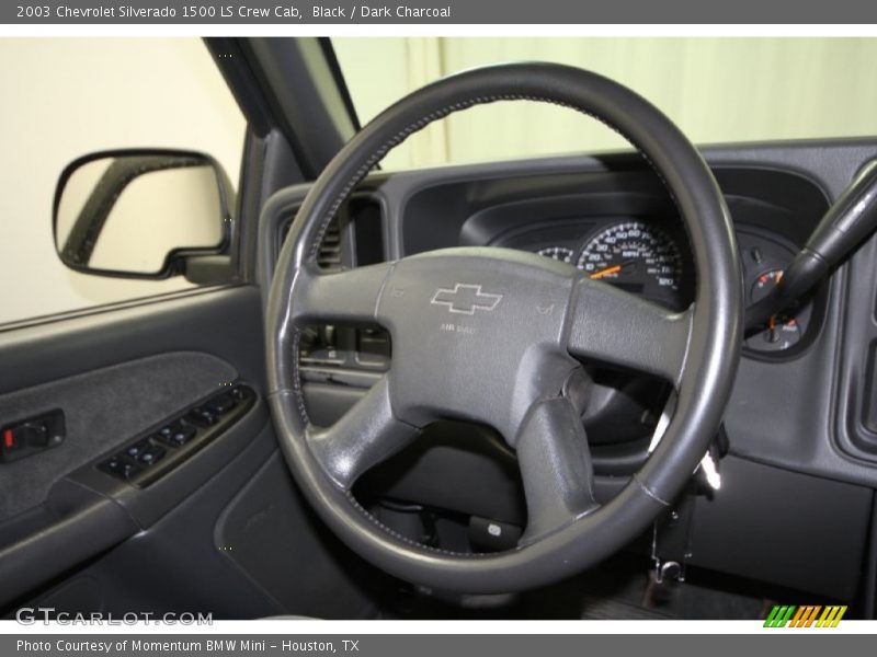 Black / Dark Charcoal 2003 Chevrolet Silverado 1500 LS Crew Cab