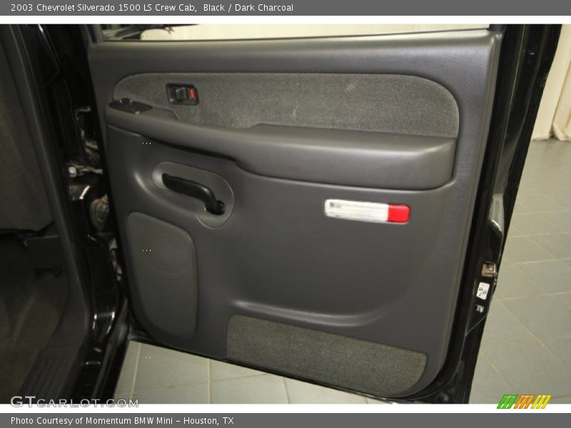 Black / Dark Charcoal 2003 Chevrolet Silverado 1500 LS Crew Cab