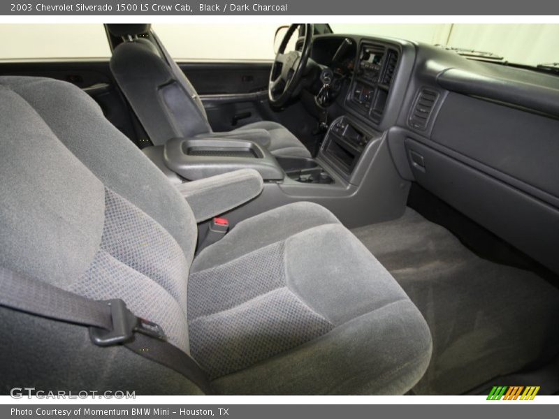 Black / Dark Charcoal 2003 Chevrolet Silverado 1500 LS Crew Cab