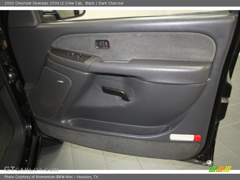 Black / Dark Charcoal 2003 Chevrolet Silverado 1500 LS Crew Cab