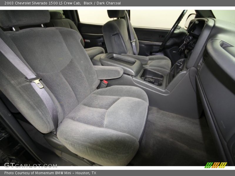 Black / Dark Charcoal 2003 Chevrolet Silverado 1500 LS Crew Cab