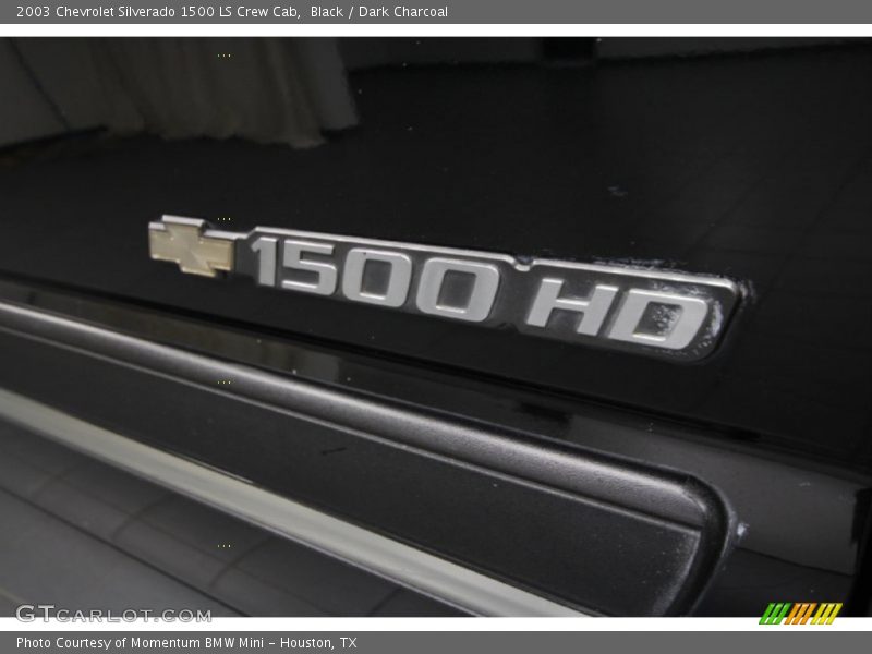 Black / Dark Charcoal 2003 Chevrolet Silverado 1500 LS Crew Cab