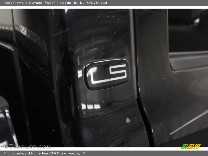 Black / Dark Charcoal 2003 Chevrolet Silverado 1500 LS Crew Cab