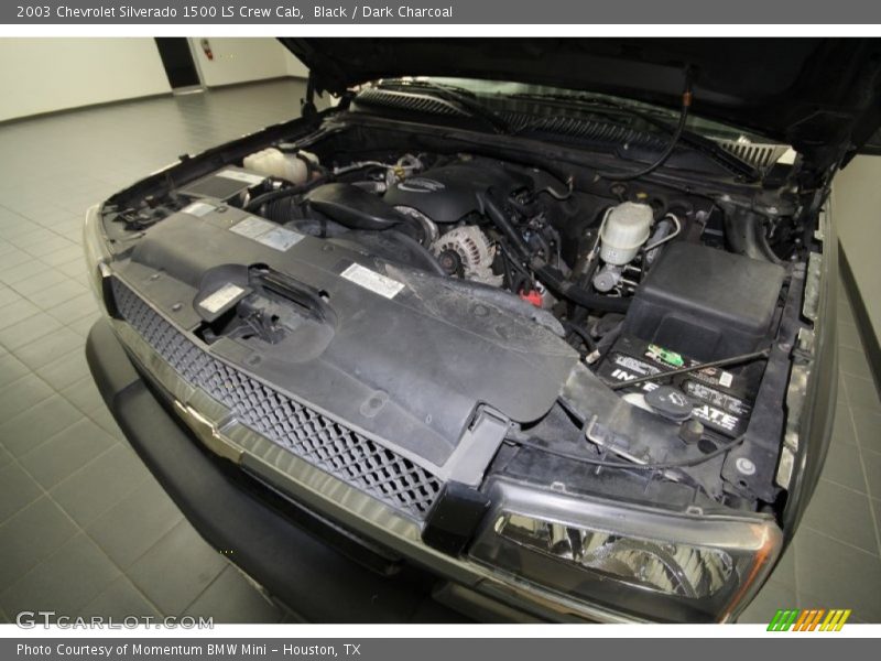 Black / Dark Charcoal 2003 Chevrolet Silverado 1500 LS Crew Cab