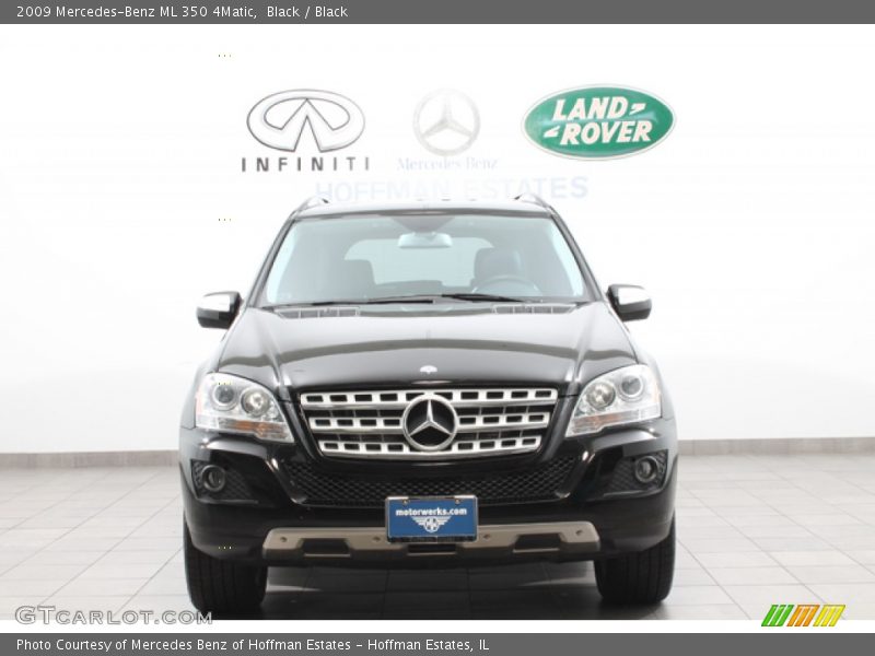 Black / Black 2009 Mercedes-Benz ML 350 4Matic