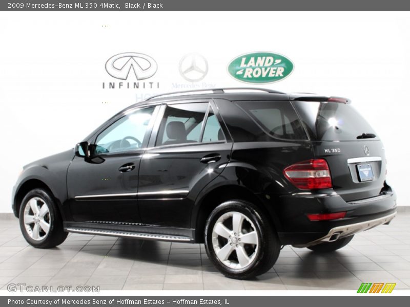 Black / Black 2009 Mercedes-Benz ML 350 4Matic