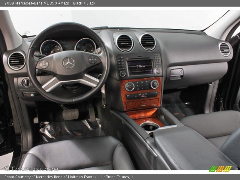 Black / Black 2009 Mercedes-Benz ML 350 4Matic