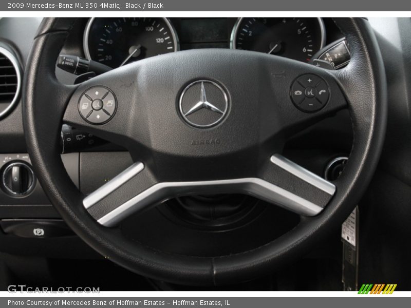Black / Black 2009 Mercedes-Benz ML 350 4Matic