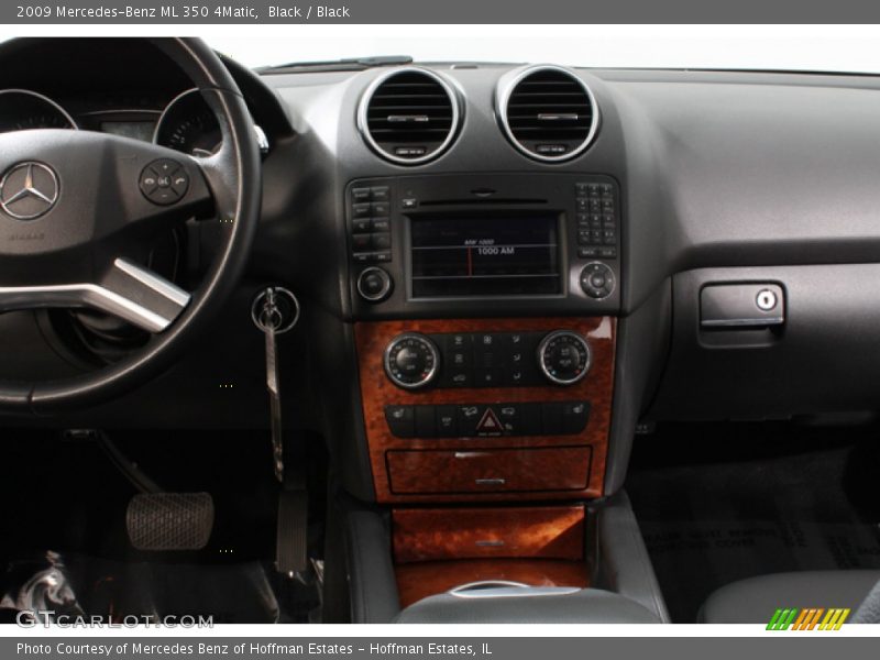 Black / Black 2009 Mercedes-Benz ML 350 4Matic