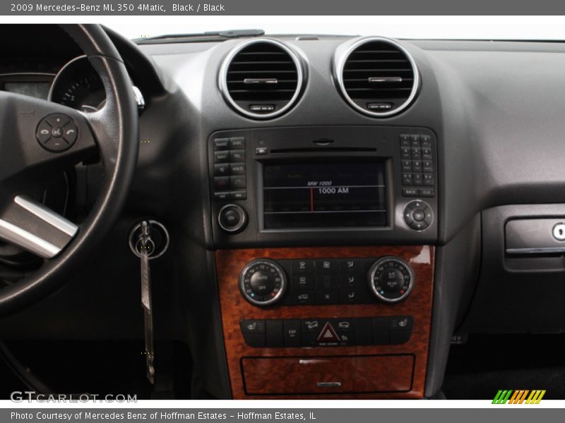 Black / Black 2009 Mercedes-Benz ML 350 4Matic