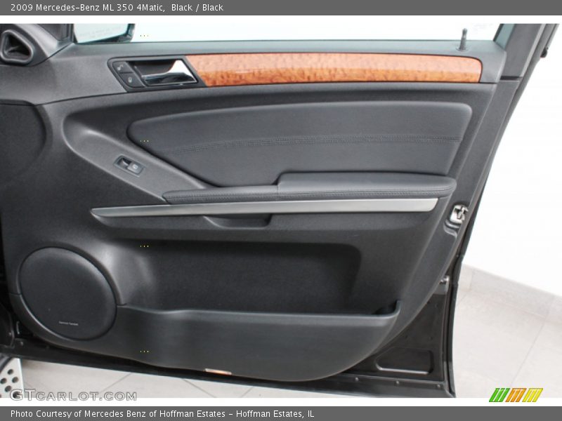 Black / Black 2009 Mercedes-Benz ML 350 4Matic