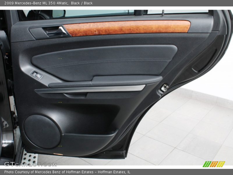 Black / Black 2009 Mercedes-Benz ML 350 4Matic