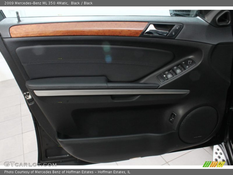 Black / Black 2009 Mercedes-Benz ML 350 4Matic