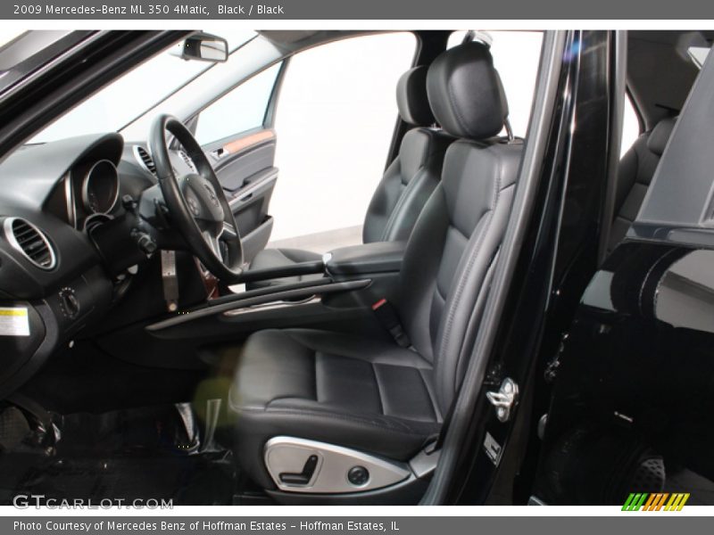 Black / Black 2009 Mercedes-Benz ML 350 4Matic
