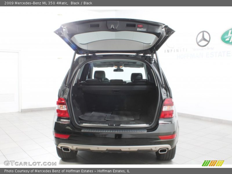 Black / Black 2009 Mercedes-Benz ML 350 4Matic