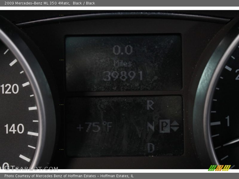 Black / Black 2009 Mercedes-Benz ML 350 4Matic