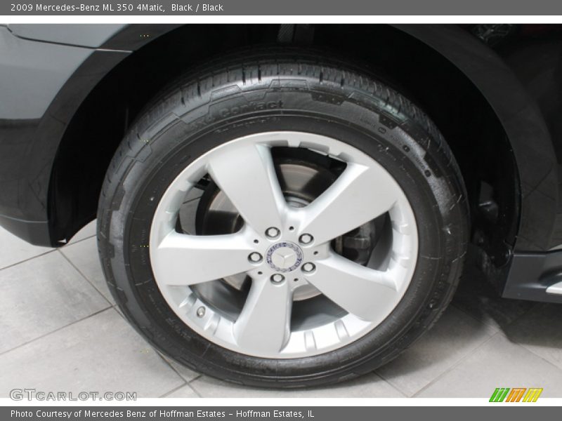 Black / Black 2009 Mercedes-Benz ML 350 4Matic