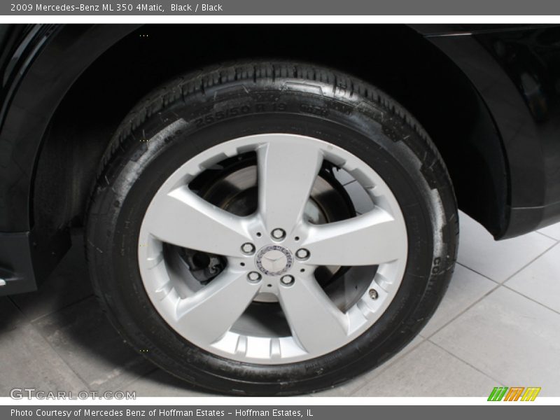 Black / Black 2009 Mercedes-Benz ML 350 4Matic