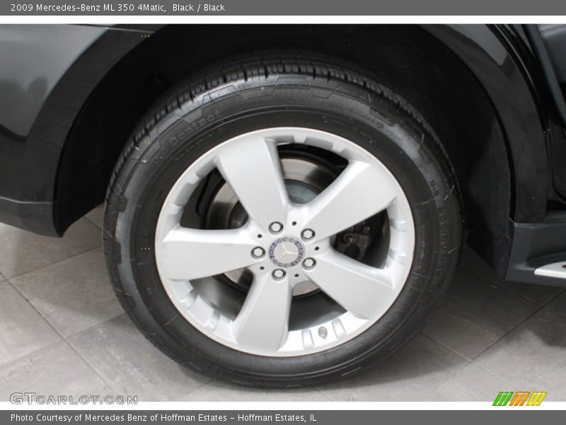 Black / Black 2009 Mercedes-Benz ML 350 4Matic