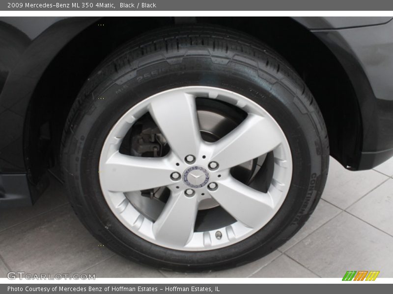 Black / Black 2009 Mercedes-Benz ML 350 4Matic