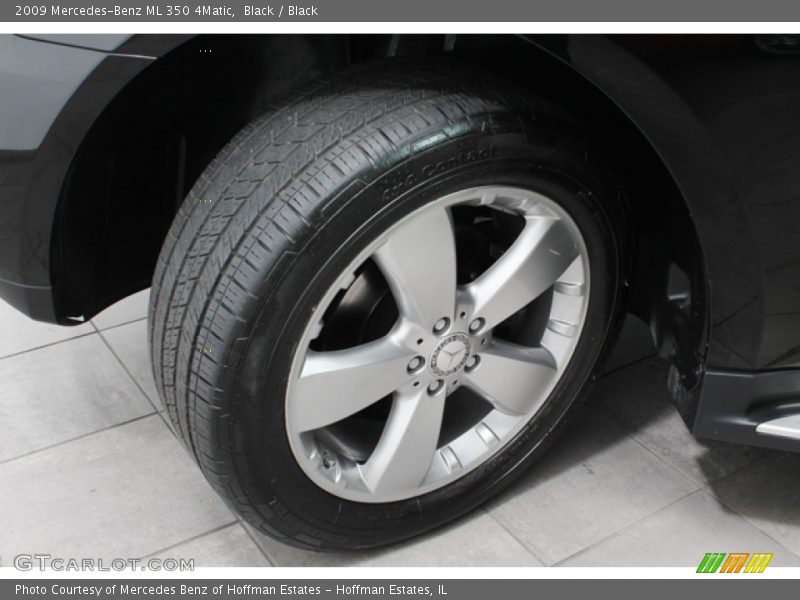 Black / Black 2009 Mercedes-Benz ML 350 4Matic