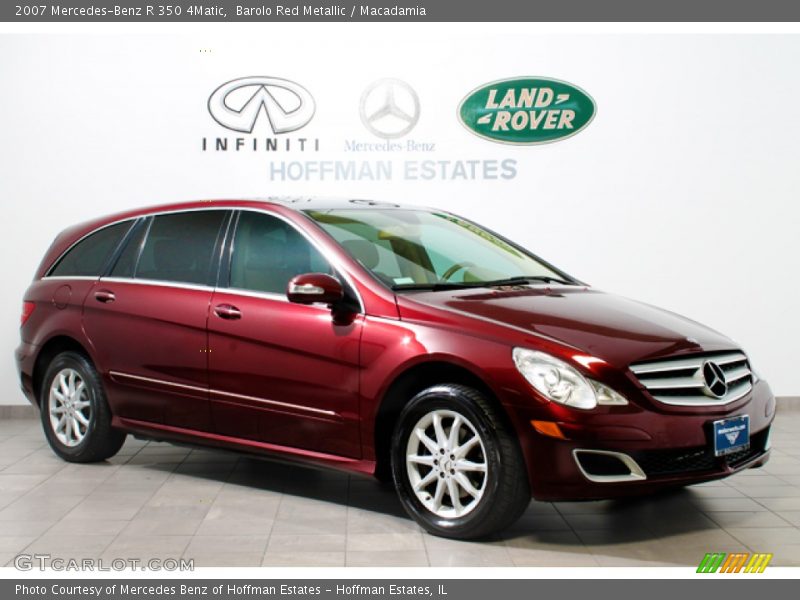 Barolo Red Metallic / Macadamia 2007 Mercedes-Benz R 350 4Matic