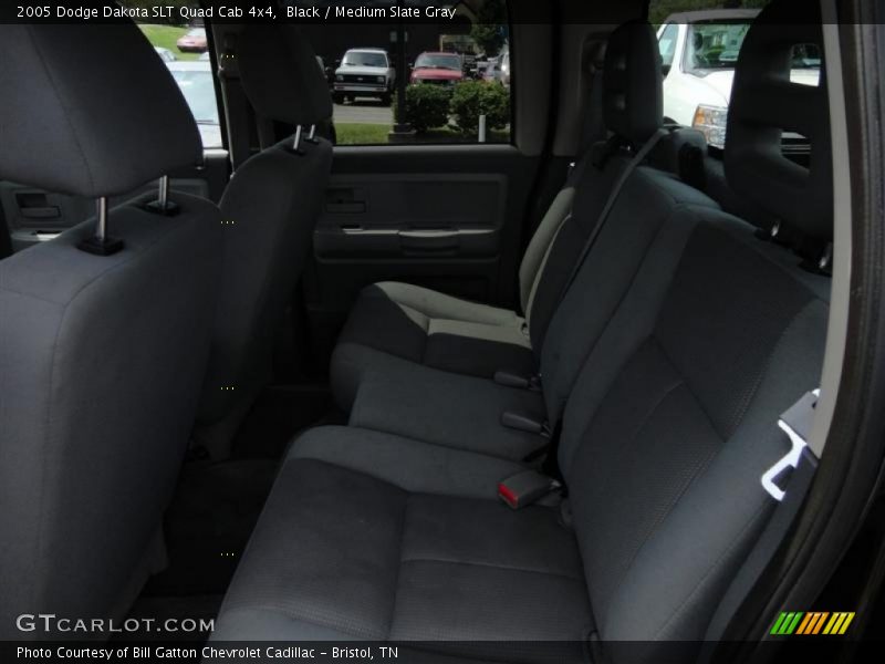 Black / Medium Slate Gray 2005 Dodge Dakota SLT Quad Cab 4x4